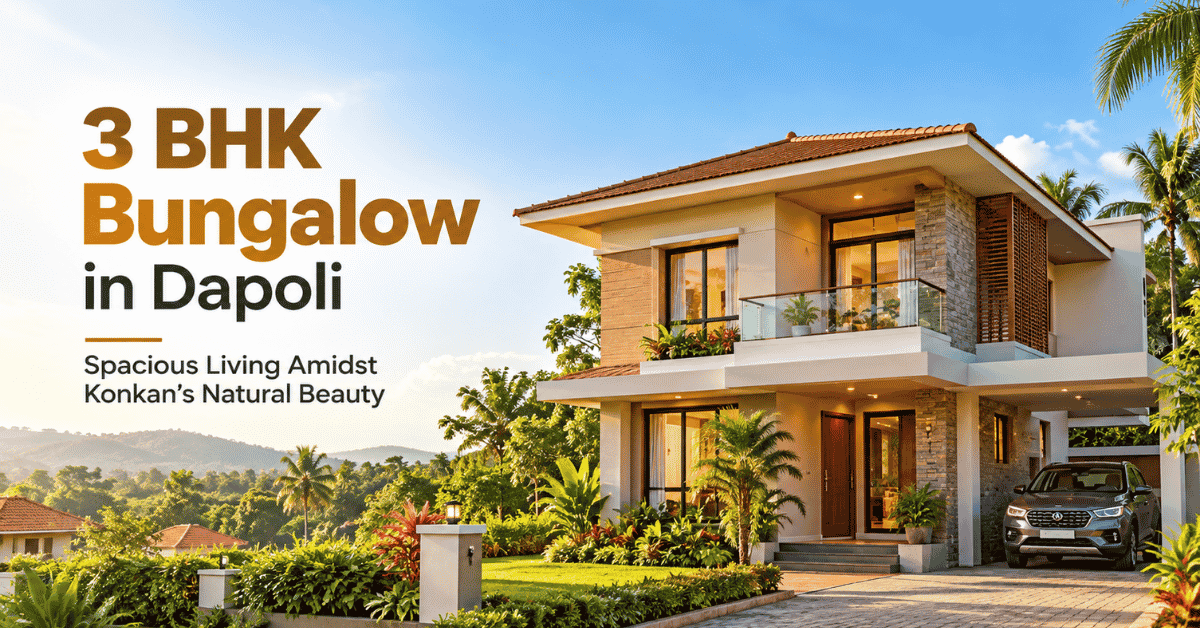 3 BHK Bungalow in Dapoli