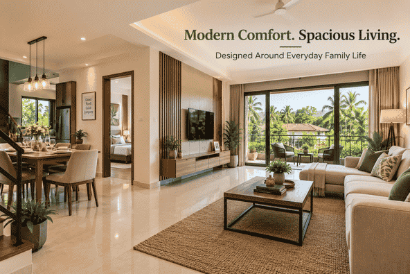 3 BHK Dapoli bungalow living area