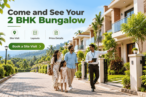 Is a 2 BHK bungalow in Dapoli ready to move in