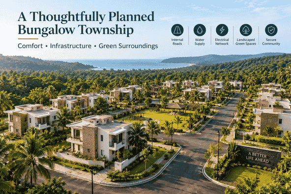 Ladghar beach near the SR City bungalow project in Dapoli