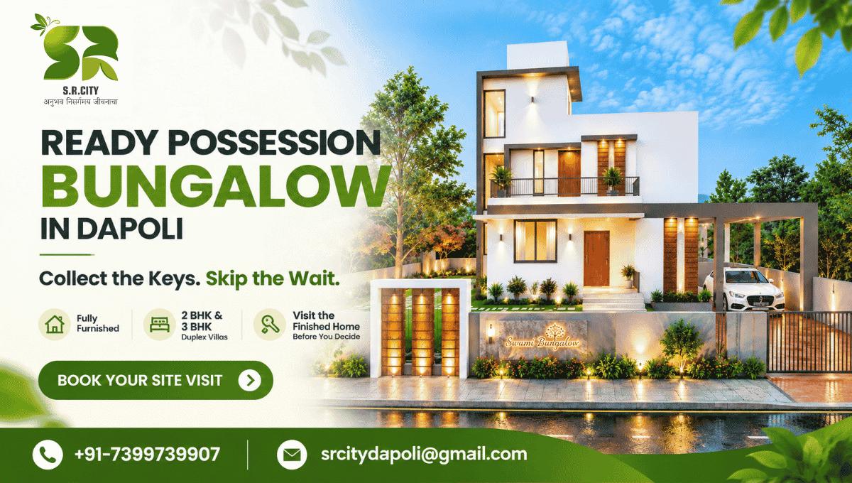 Ready Possession Bungalow in Dapoli