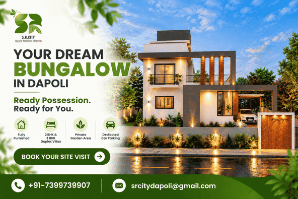 What You Get Inside a Fully Furnished Bungalow in Dapoli