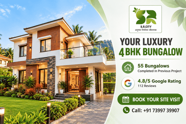 What is the 4 BHK villa price in Dapoli at SR Dream City