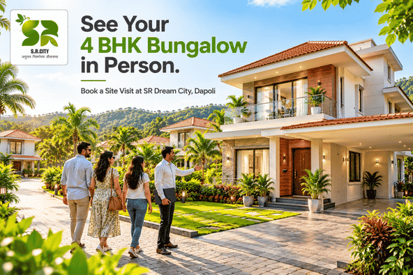 What is the price of a 4 BHK bungalow in Dapoli at SR Dream City